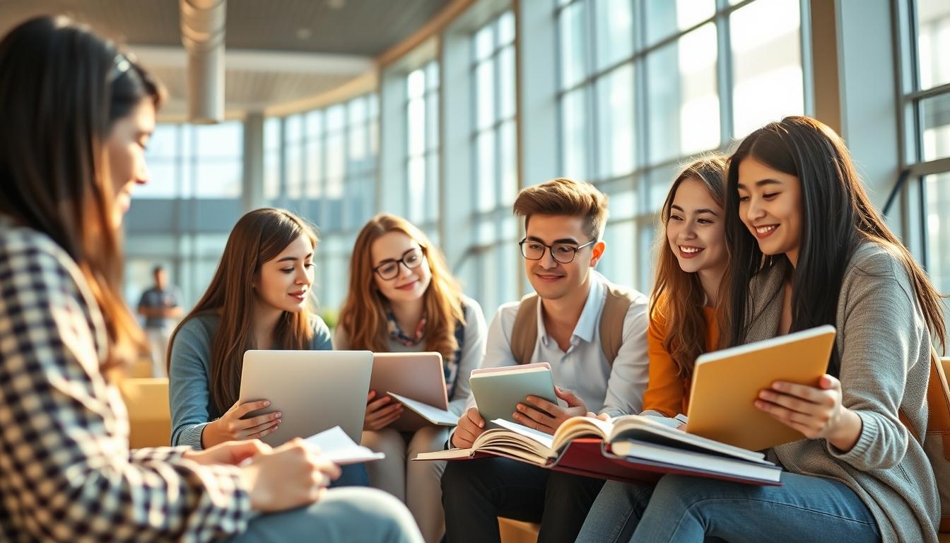 Organized study environment supporting productive learning